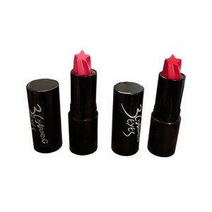 3 Charming Eyes Star Shaped Lipstick Bundle  Pink & Red Pink K-Beauty Kawaii NWT
